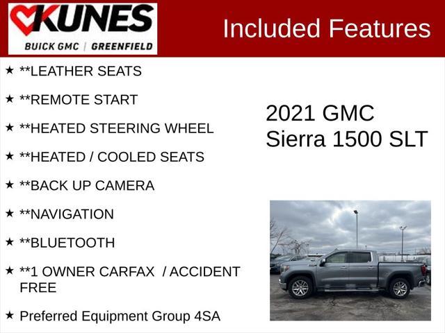 used 2021 GMC Sierra 1500 car, priced at $33,799