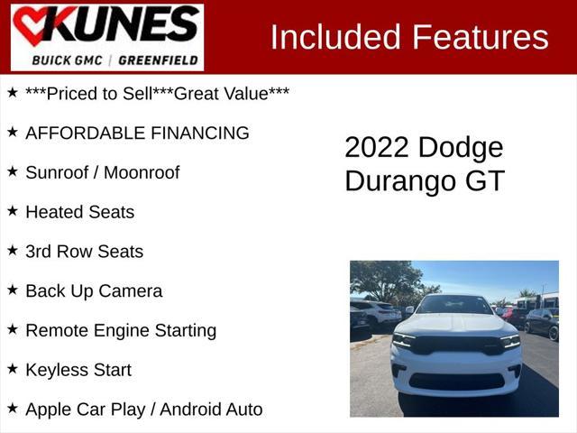 used 2022 Dodge Durango car, priced at $27,995