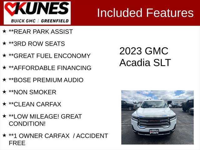 used 2023 GMC Acadia car, priced at $27,599