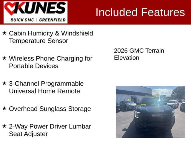 new 2026 GMC Terrain car, priced at $37,535