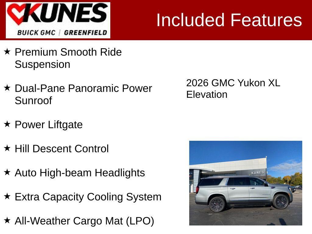new 2026 GMC Yukon XL car, priced at $88,364