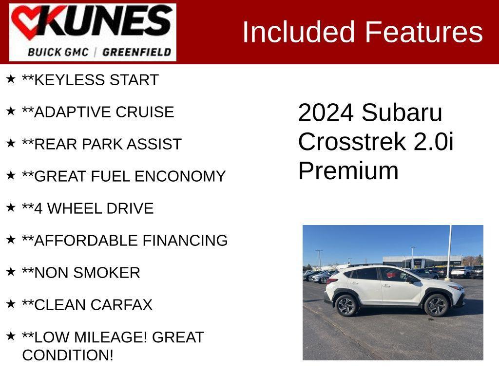 used 2024 Subaru Crosstrek car, priced at $28,799