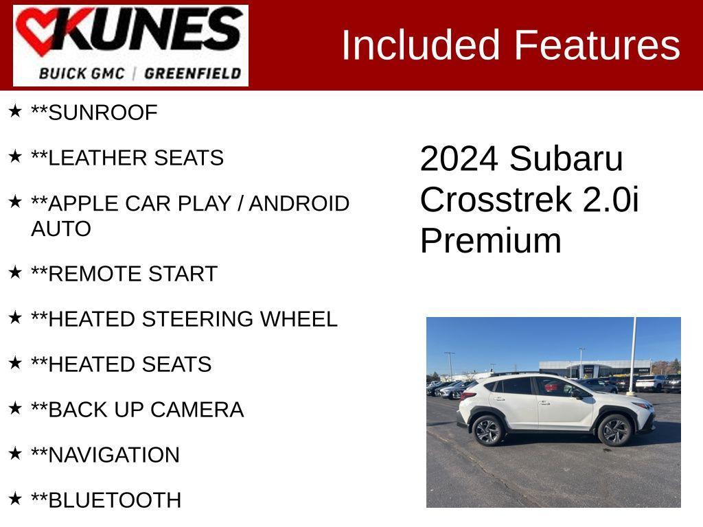 used 2024 Subaru Crosstrek car, priced at $28,799