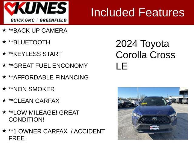 used 2024 Toyota Corolla Cross car, priced at $23,995