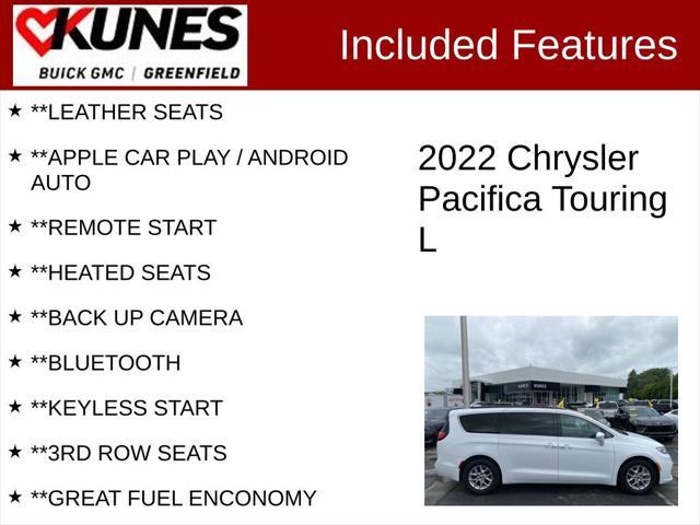 used 2022 Chrysler Pacifica car, priced at $21,800