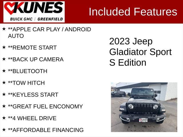 used 2023 Jeep Gladiator car, priced at $28,799