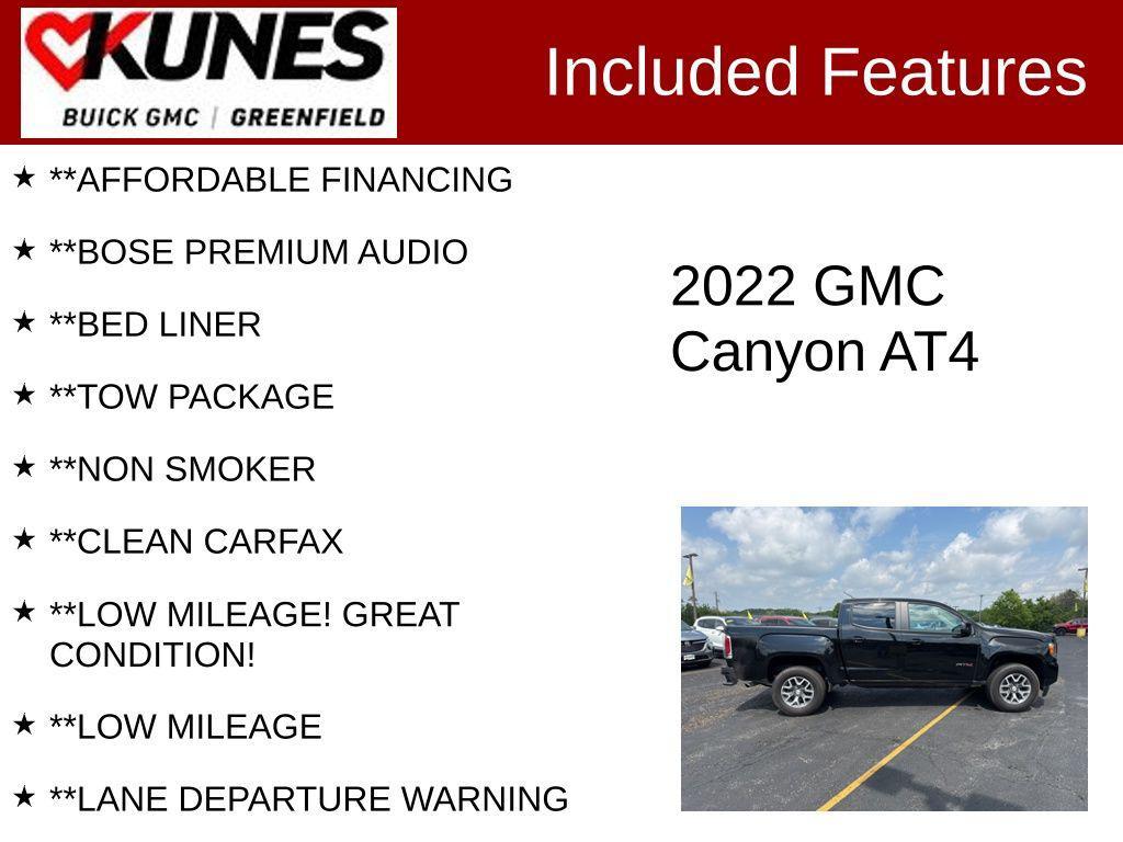 used 2022 GMC Canyon car, priced at $29,699