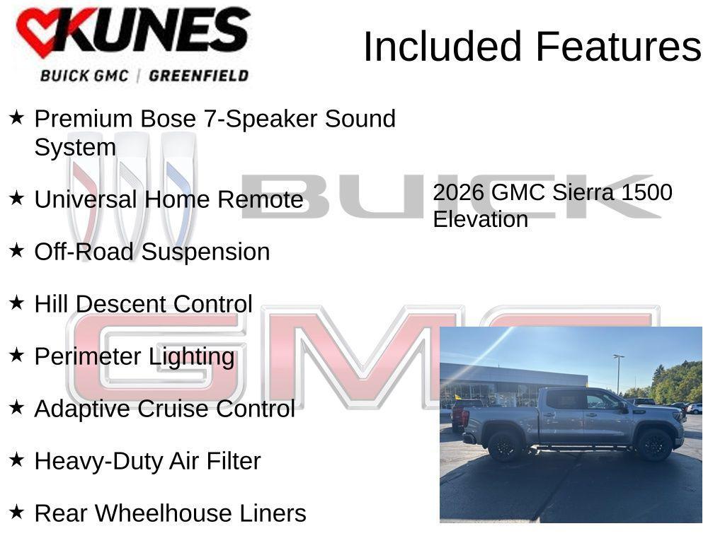 new 2026 GMC Sierra 1500 car, priced at $63,468