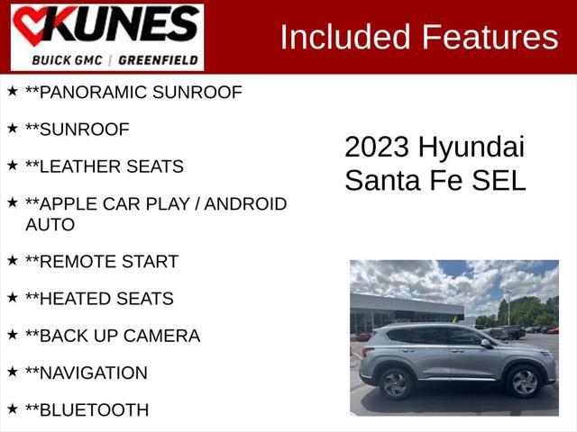 used 2023 Hyundai Santa Fe car, priced at $21,874