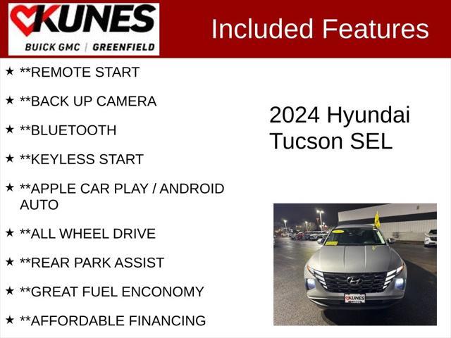 used 2024 Hyundai Tucson car, priced at $22,747