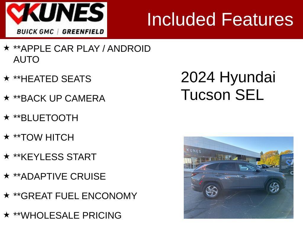 used 2024 Hyundai Tucson car, priced at $21,399