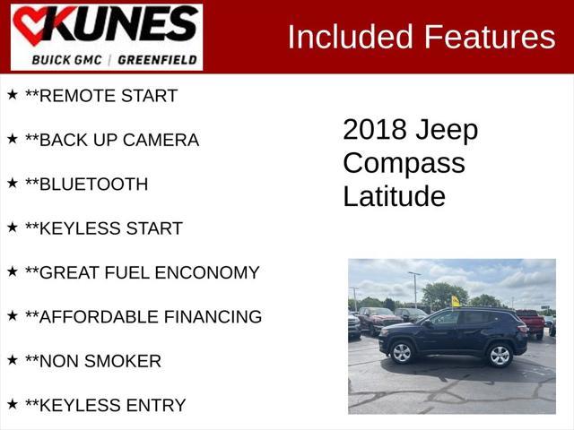 used 2018 Jeep Compass car, priced at $10,977