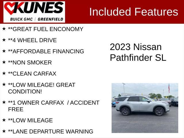used 2023 Nissan Pathfinder car, priced at $32,499