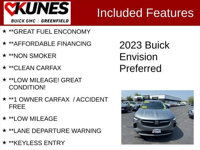 used 2023 Buick Envision car, priced at $21,399