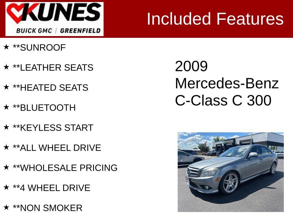 used 2009 Mercedes-Benz C-Class car, priced at $5,995