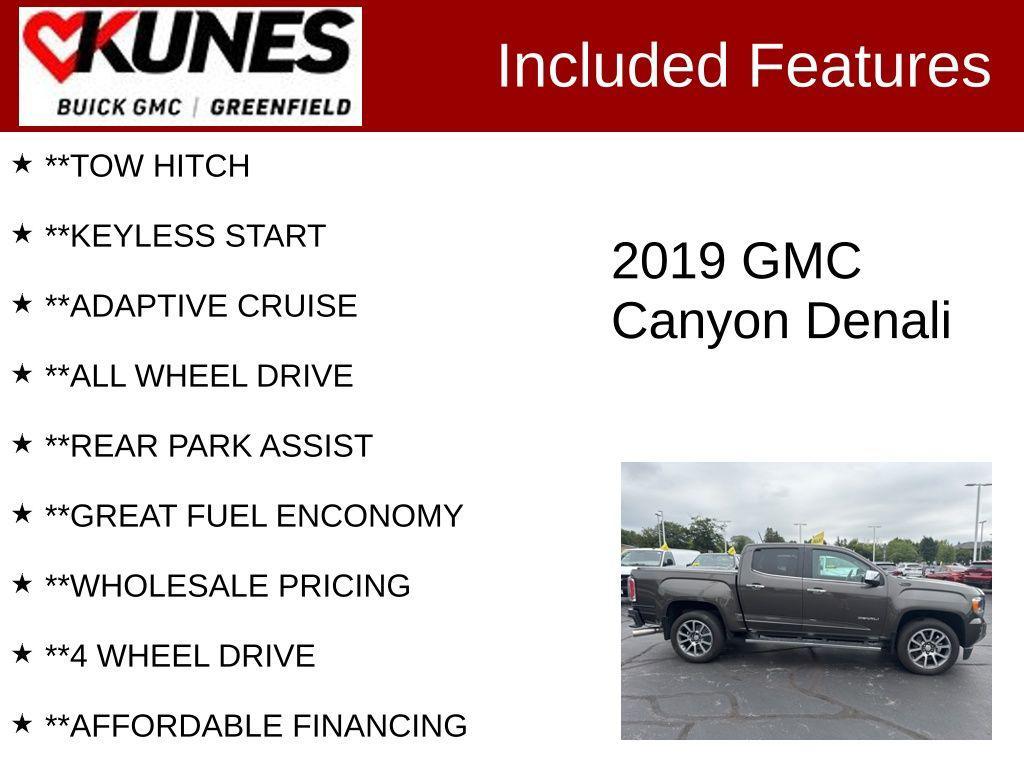 used 2019 GMC Canyon car, priced at $28,995