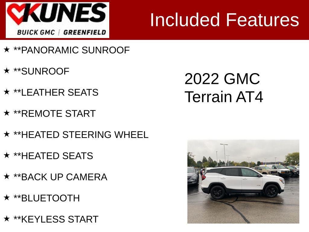 used 2022 GMC Terrain car, priced at $25,599