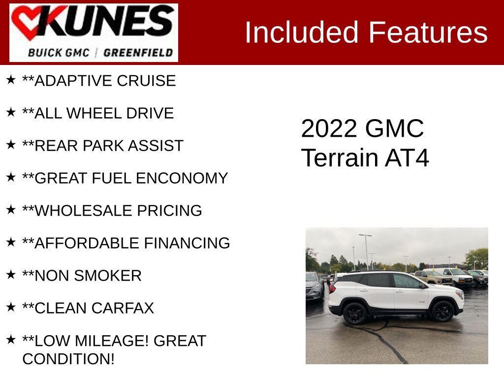 used 2022 GMC Terrain car, priced at $25,599