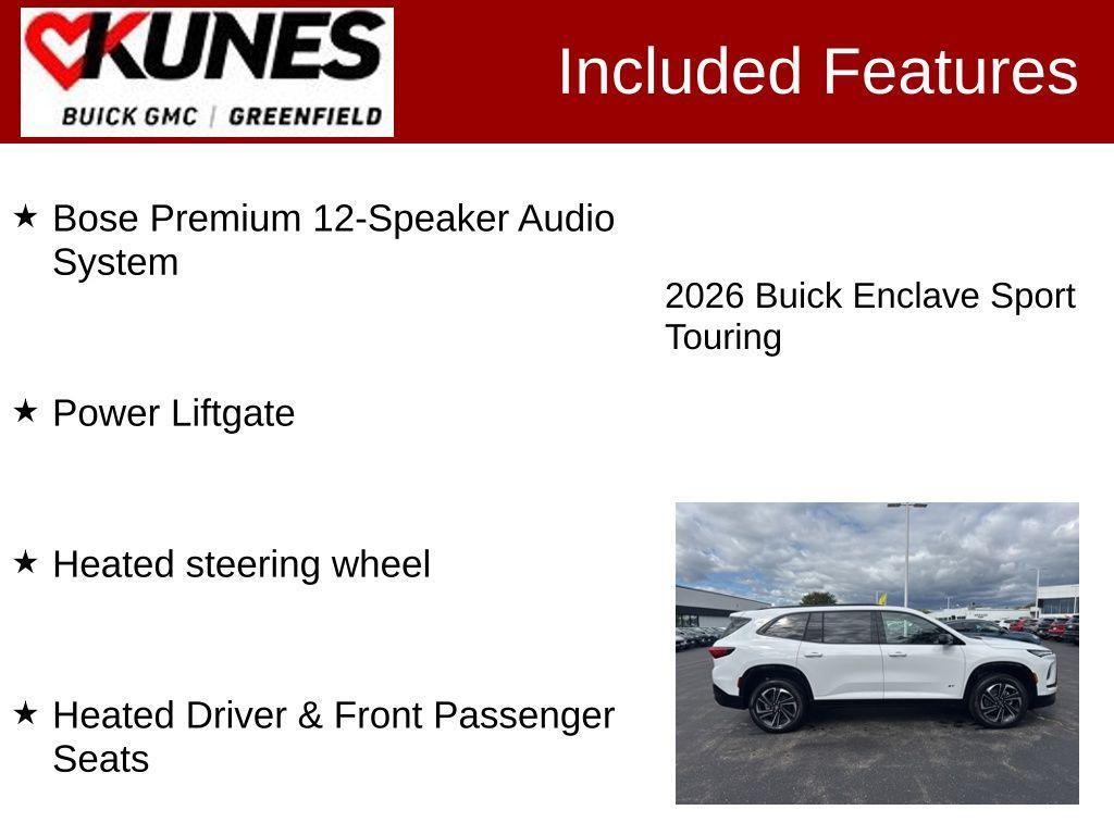 new 2026 Buick Enclave car, priced at $51,437