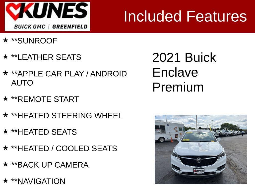 used 2021 Buick Enclave car, priced at $25,899
