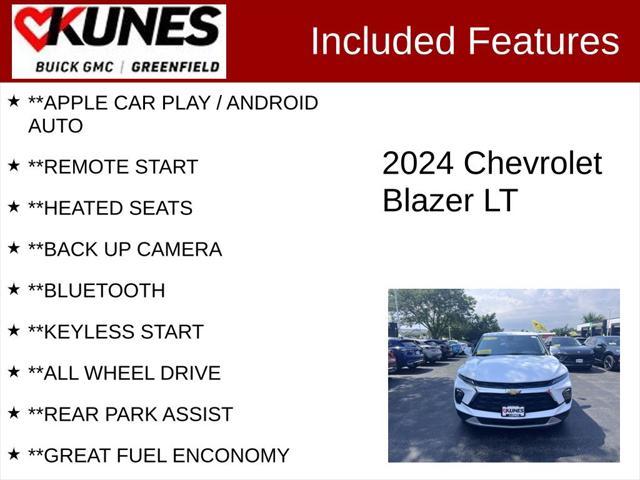 used 2024 Chevrolet Blazer car, priced at $29,777