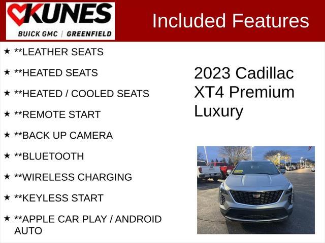 used 2023 Cadillac XT4 car, priced at $27,995