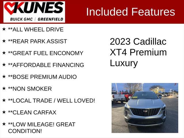 used 2023 Cadillac XT4 car, priced at $27,995