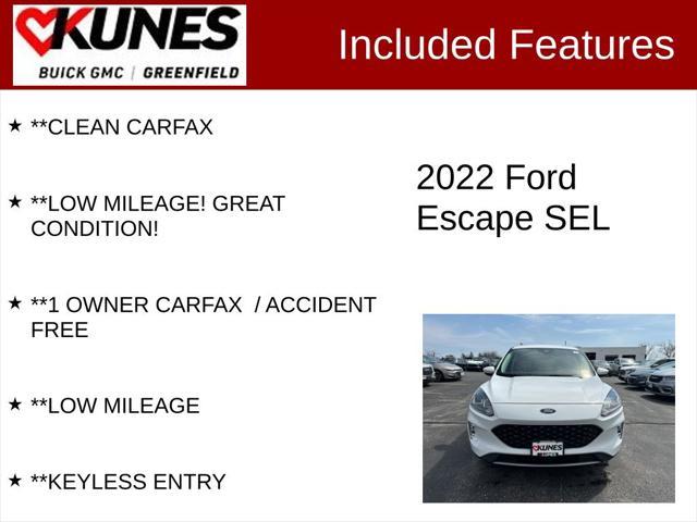used 2022 Ford Escape car, priced at $20,399