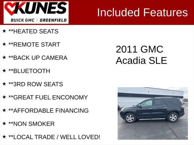 used 2011 GMC Acadia car, priced at $8,599