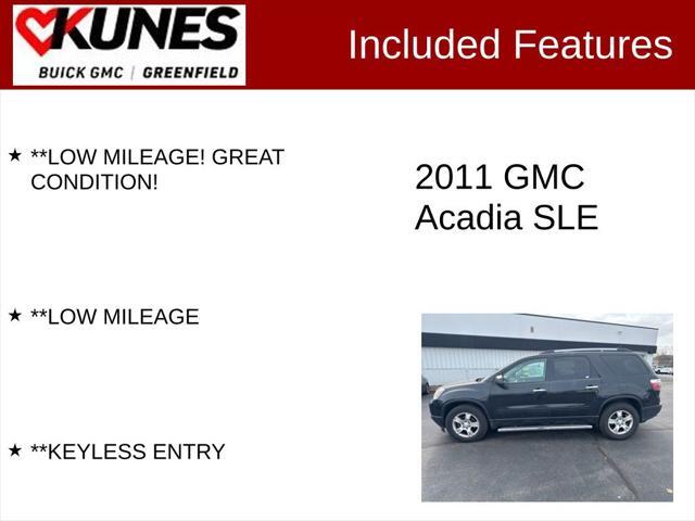 used 2011 GMC Acadia car, priced at $8,599