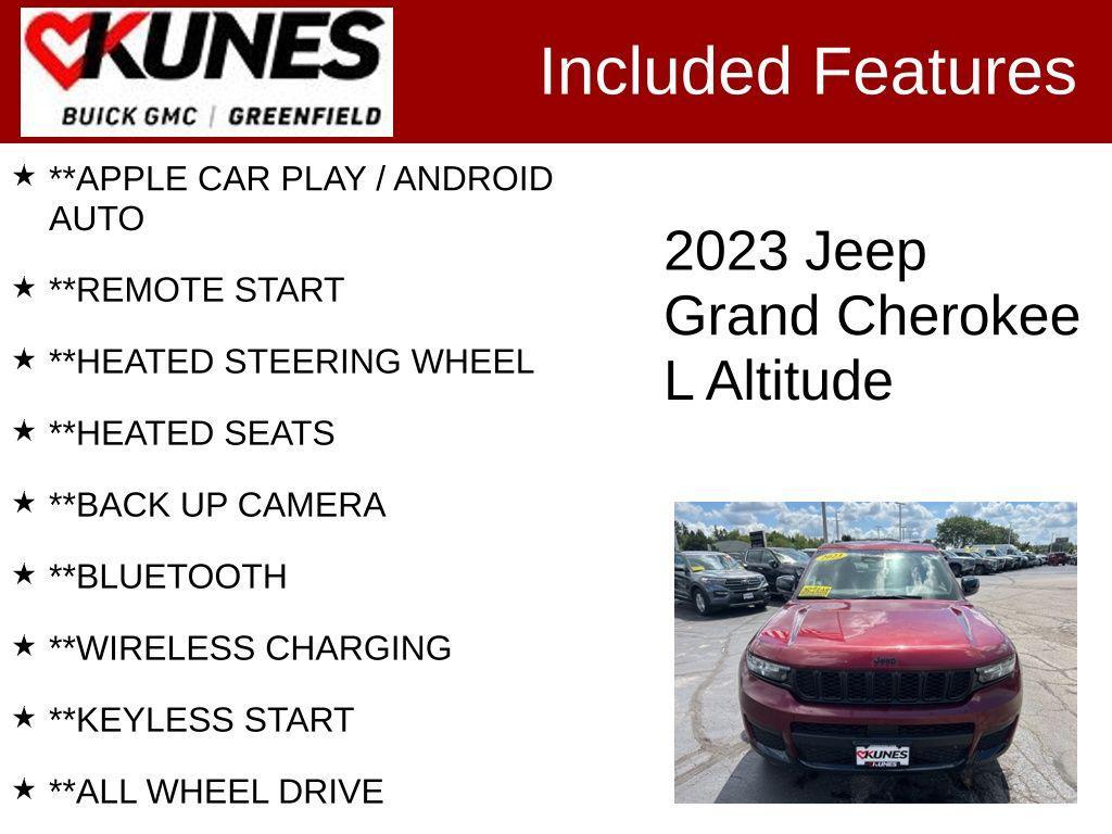 used 2023 Jeep Grand Cherokee L car, priced at $31,399