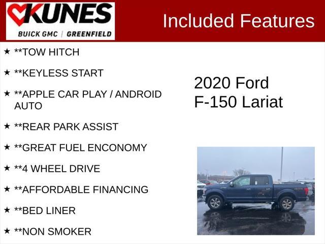 used 2020 Ford F-150 car, priced at $29,995