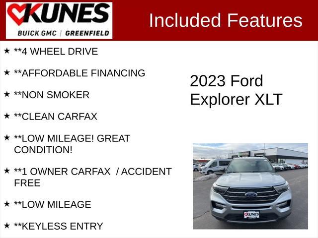 used 2023 Ford Explorer car, priced at $28,499