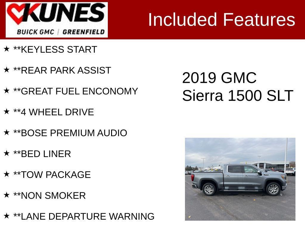 used 2019 GMC Sierra 1500 car, priced at $36,599