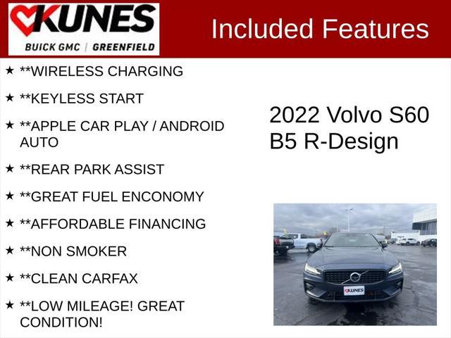 used 2022 Volvo S60 car, priced at $23,995