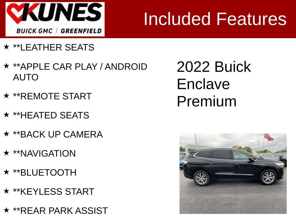 used 2022 Buick Enclave car, priced at $23,799
