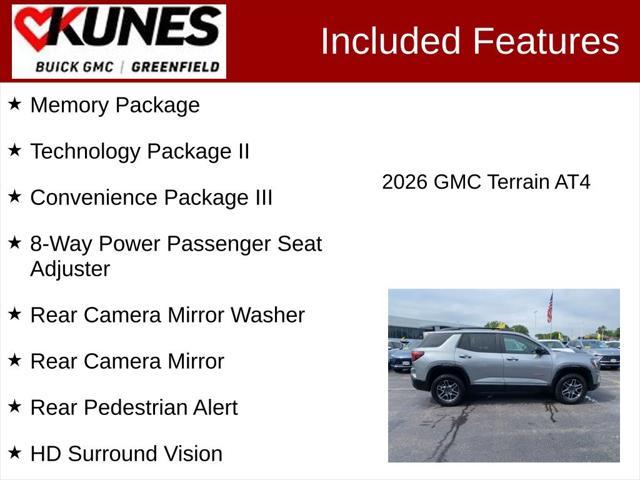 new 2026 GMC Terrain car, priced at $43,580