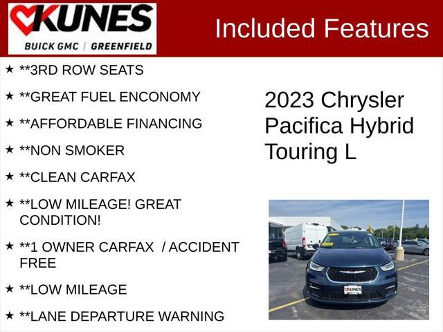 used 2023 Chrysler Pacifica Hybrid car, priced at $26,995