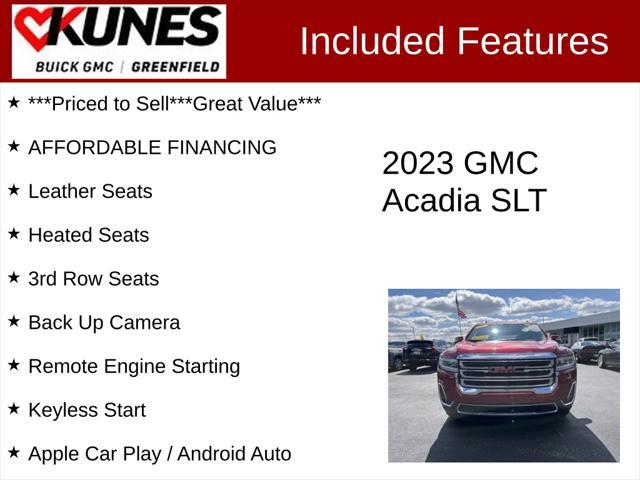 used 2023 GMC Acadia car, priced at $33,994