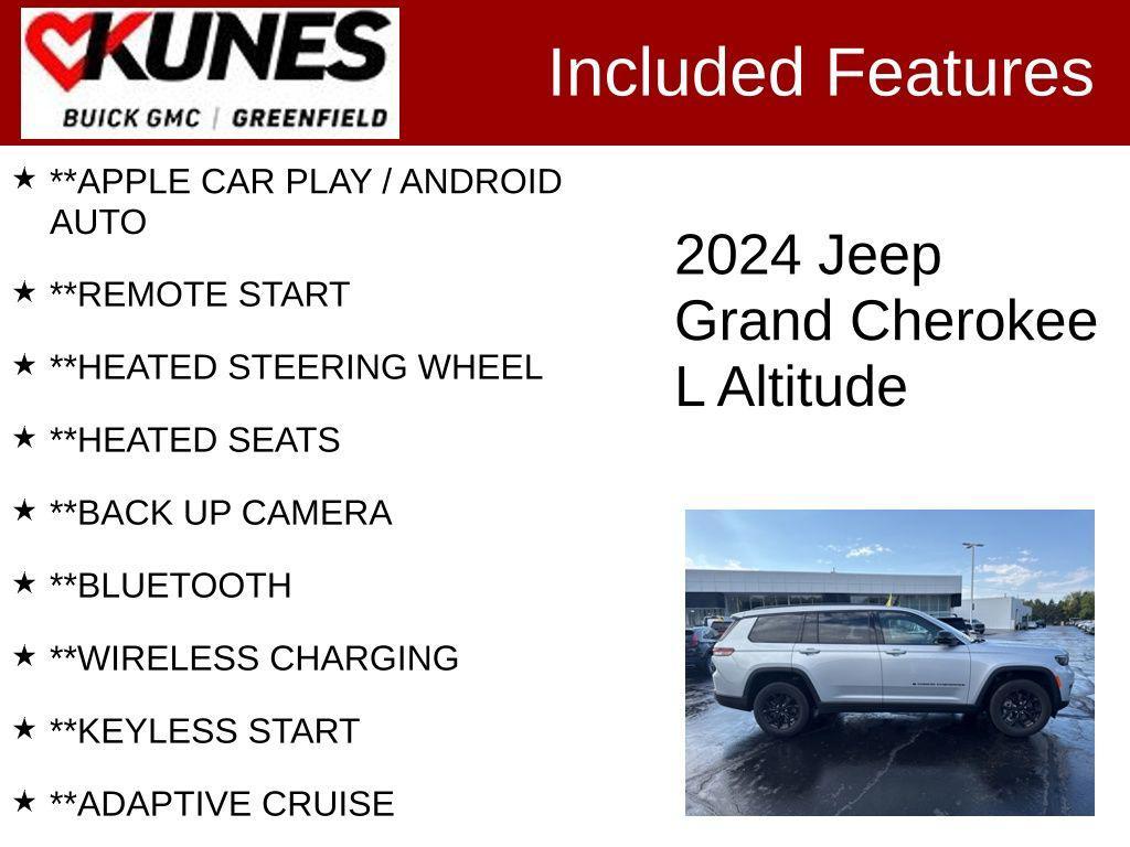 used 2024 Jeep Grand Cherokee L car, priced at $29,399