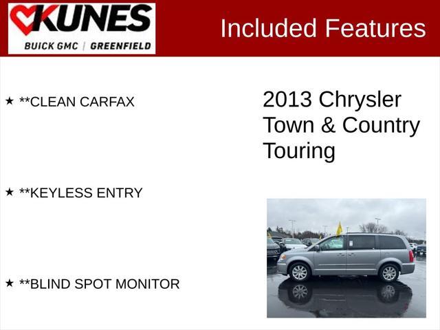 used 2013 Chrysler Town & Country car, priced at $9,999