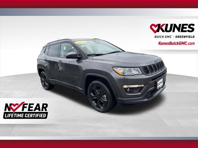 used 2021 Jeep Compass car, priced at $22,277