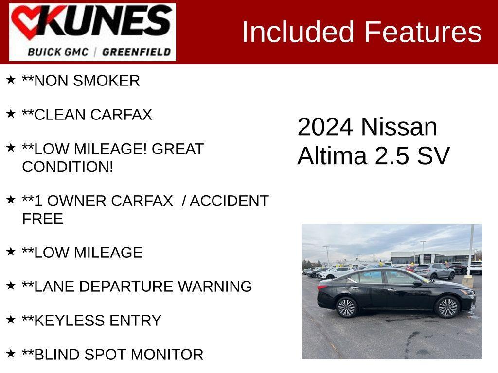 used 2024 Nissan Altima car, priced at $19,995