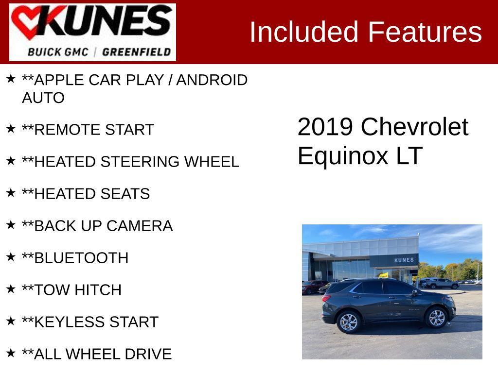 used 2019 Chevrolet Equinox car, priced at $13,499