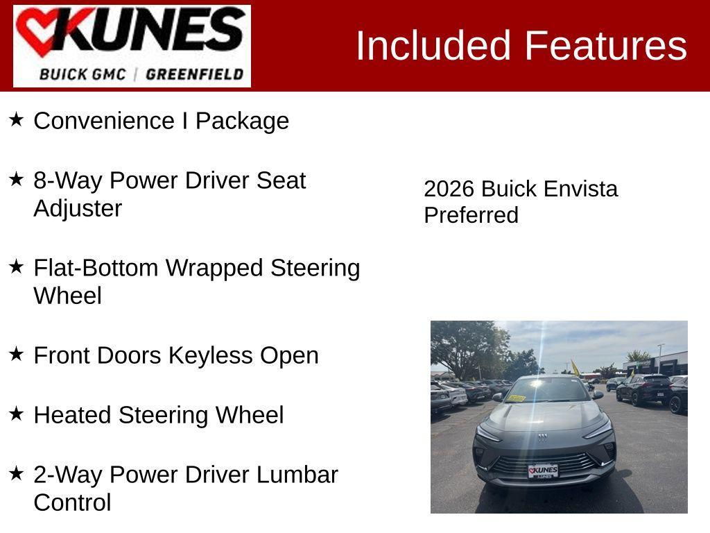 new 2026 Buick Envista car, priced at $27,032