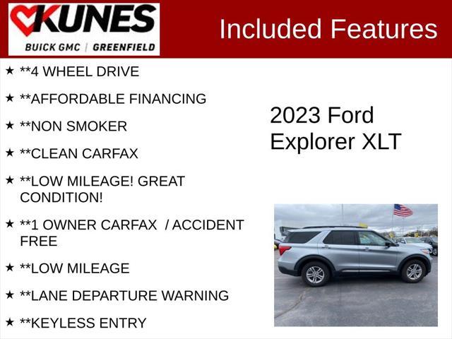 used 2023 Ford Explorer car, priced at $28,848