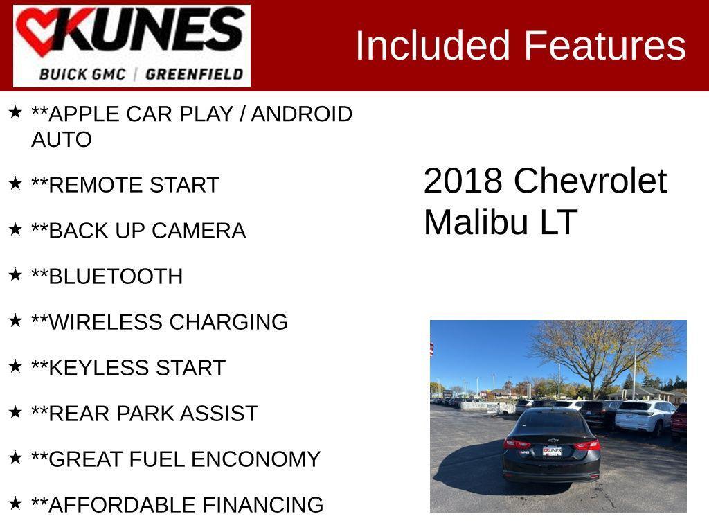 used 2018 Chevrolet Malibu car, priced at $10,599