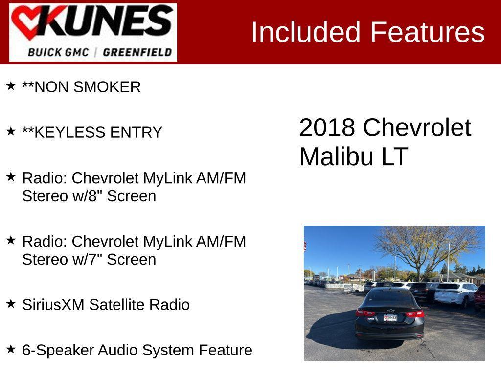 used 2018 Chevrolet Malibu car, priced at $10,599