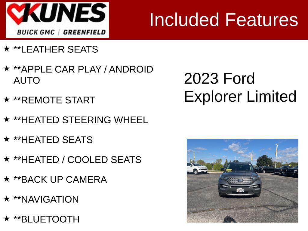used 2023 Ford Explorer car, priced at $28,599