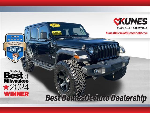 used 2020 Jeep Wrangler Unlimited car, priced at $24,399